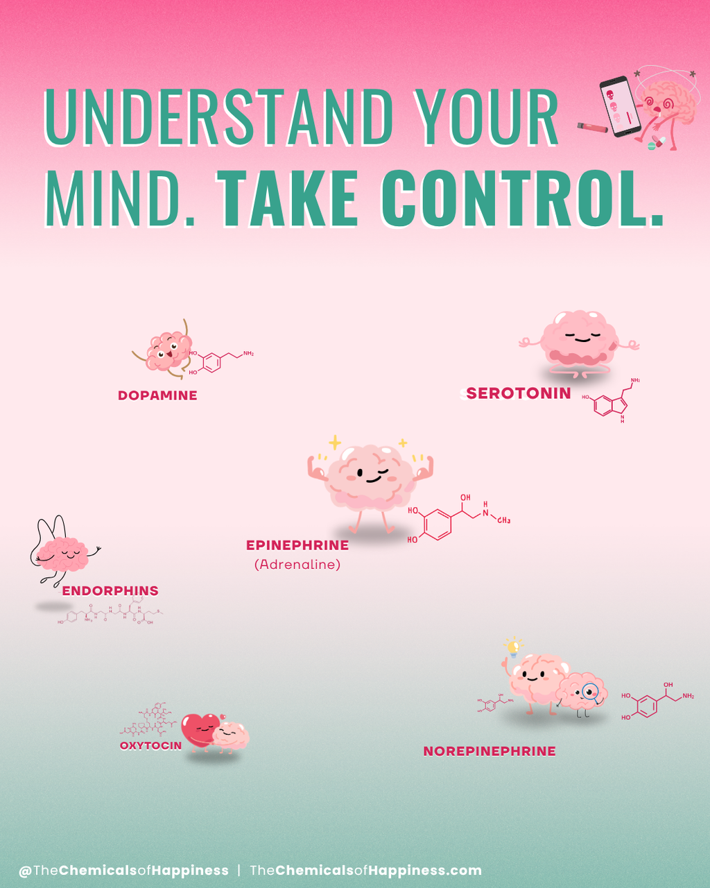 FREE VERSION - Chemicals of Happiness | Cheat Sheet